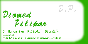 diomed pilipar business card